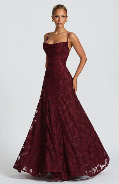 SOFIA | Elegant Lace Maxi Dress