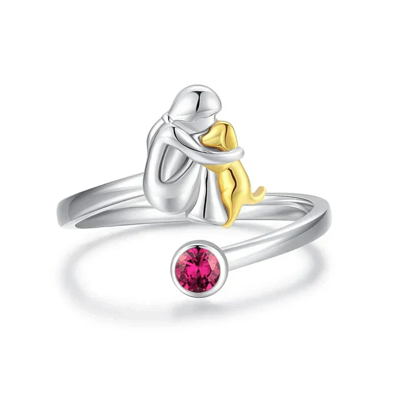 Roos™ - Ring with Dog Icon