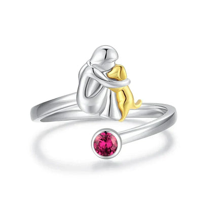 Roos™ - Ring with Dog Icon