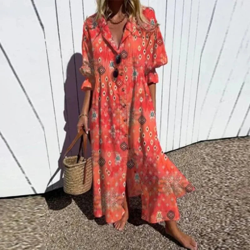 SÉRAPHINE | Elegant Bohemian Dress for a Free and Romantic Style