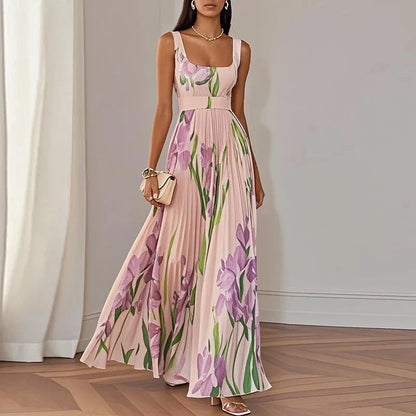 Oriah™ | Floral A-Line Maxi Dress