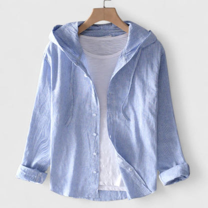 Demi | Elegant Hooded Blouse