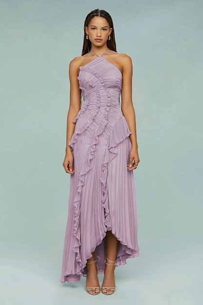LIYANA | Spiral Ruffle Dress