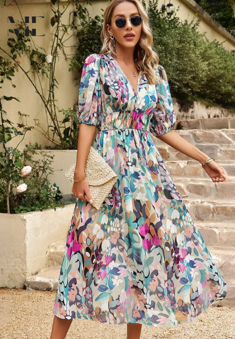 ELENA | Women's Shaping Dress with Tummy Control and Lively Style for Every Season