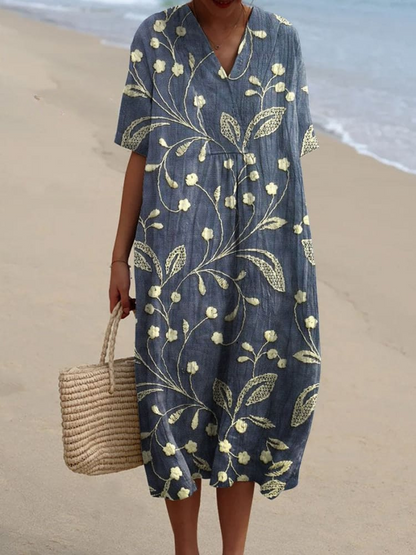 Quirine™ - Printed Dress Summer Breeze