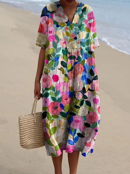 Quirine™ - Printed Dress Summer Breeze