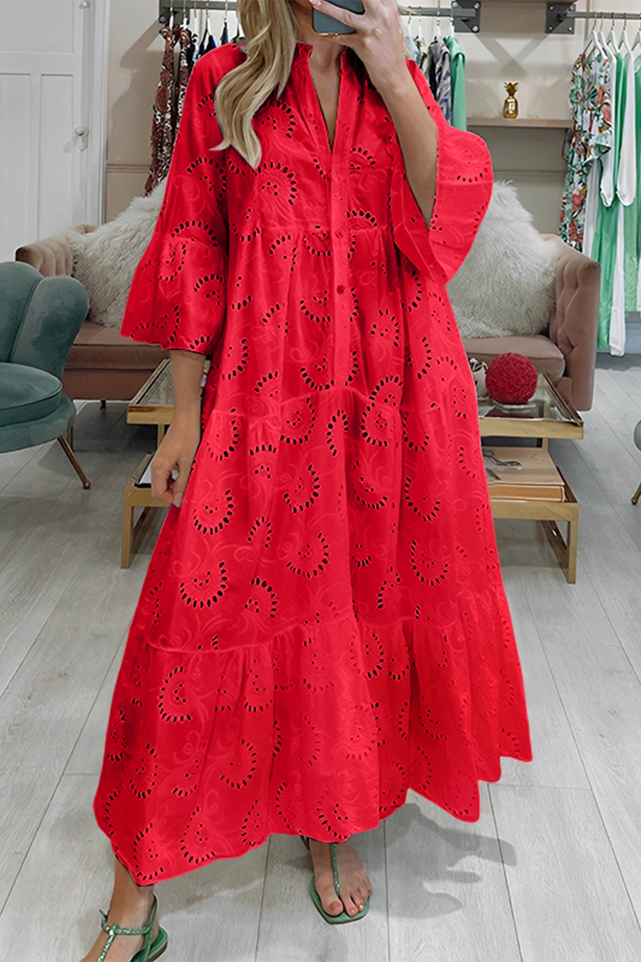 Rita | Long dress with elegant style and everyday comfort for summer and informal occasions