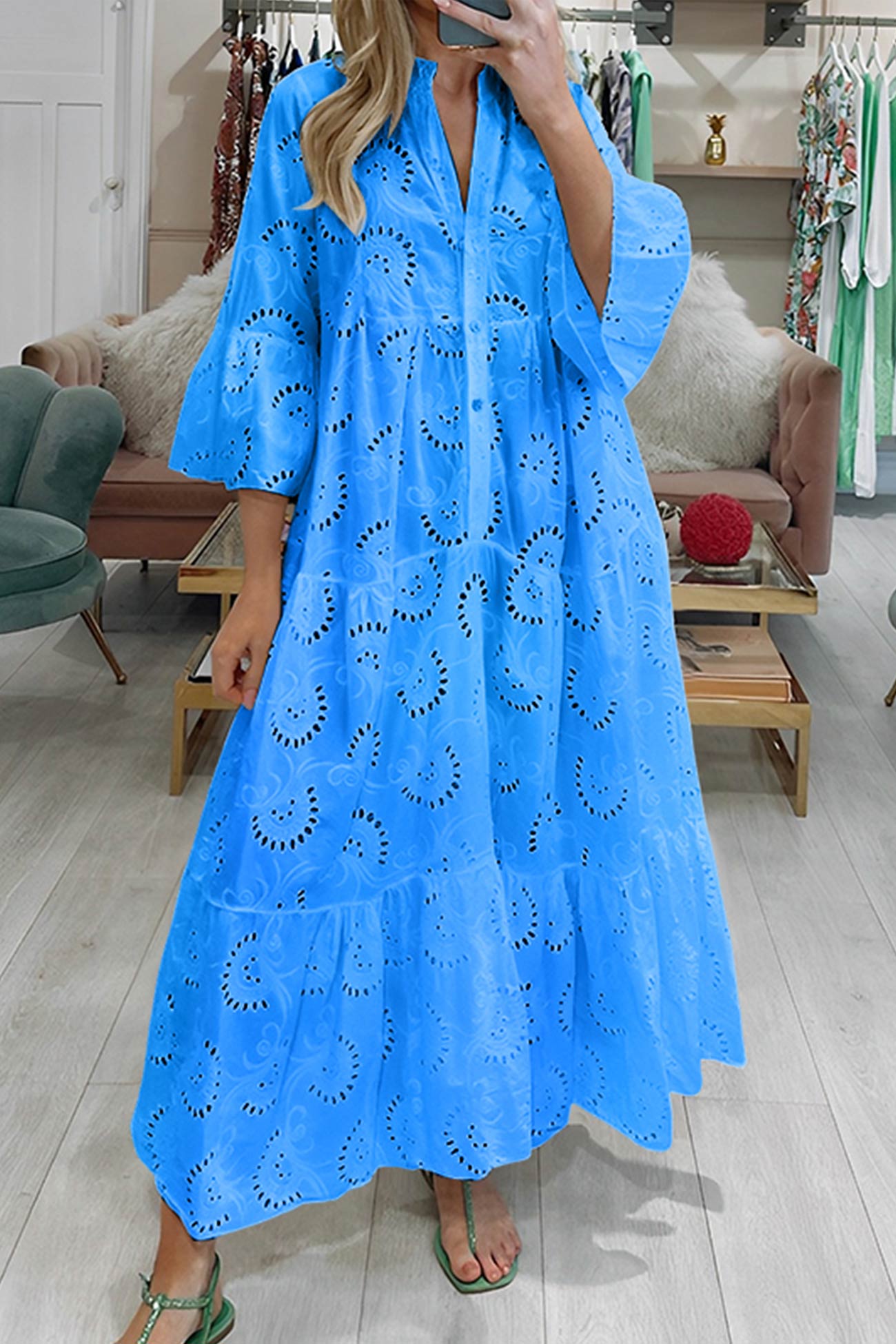 Rita | Long dress with elegant style and everyday comfort for summer and informal occasions