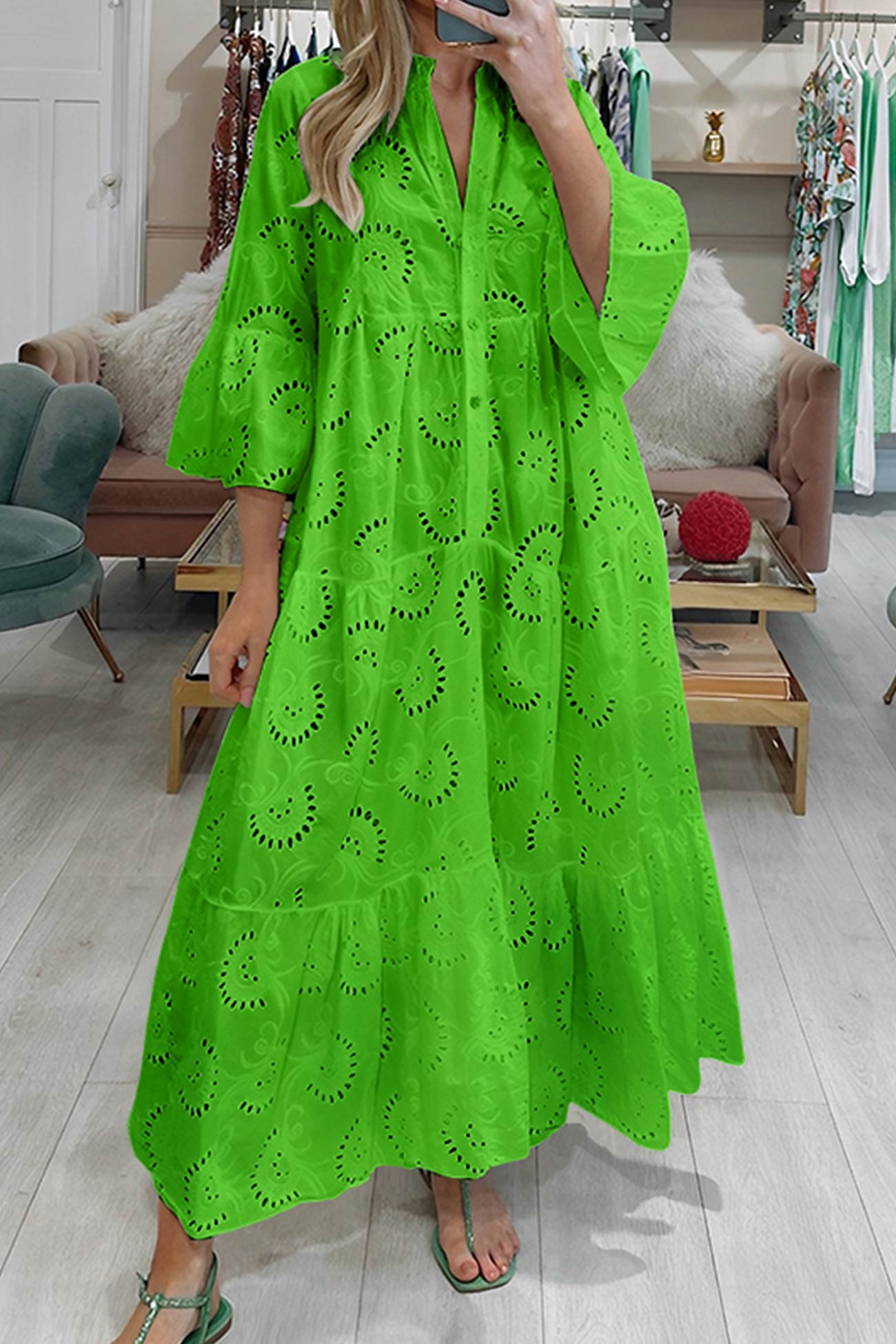 Rita | Long dress with elegant style and everyday comfort for summer and informal occasions