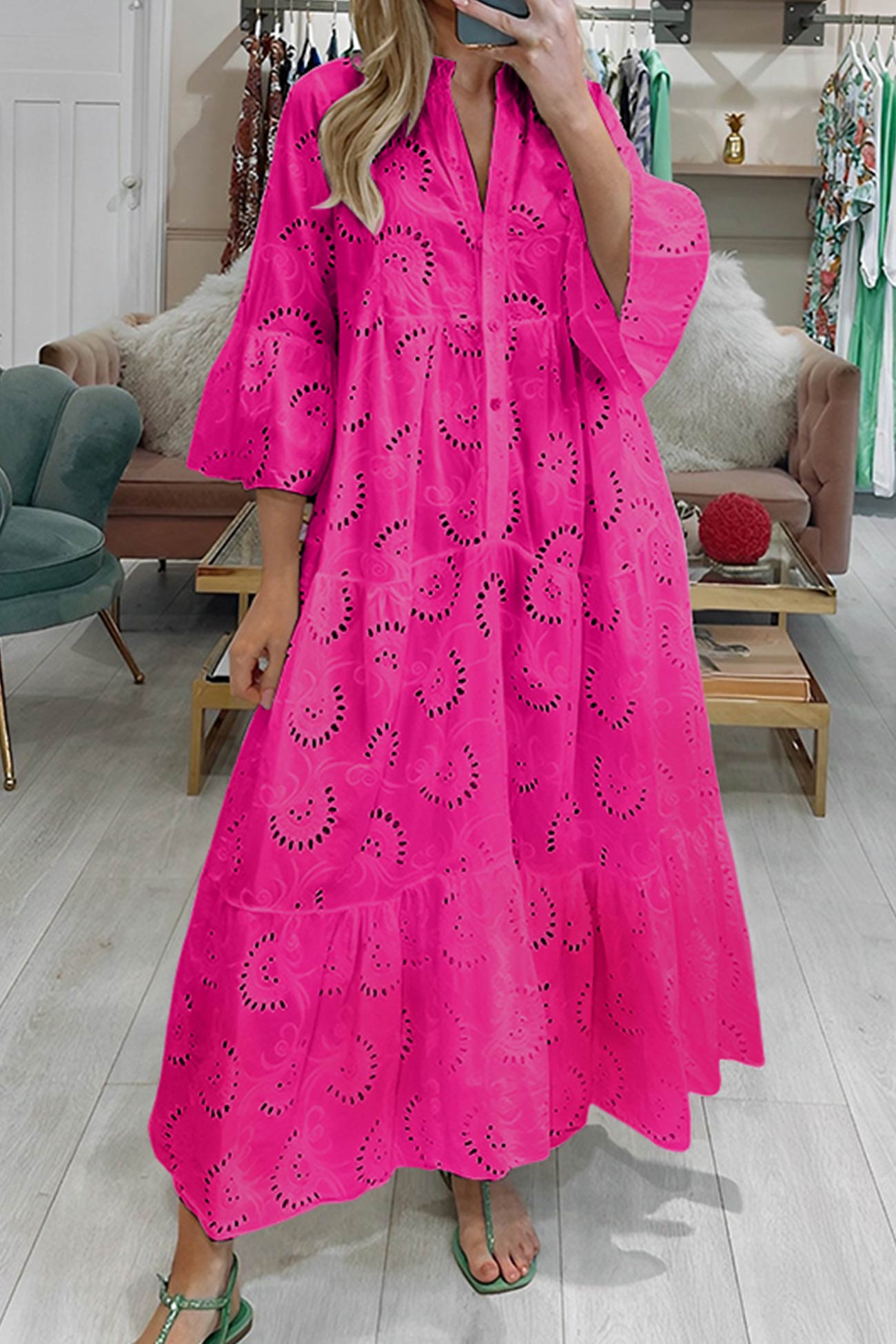 Rita | Long dress with elegant style and everyday comfort for summer and informal occasions