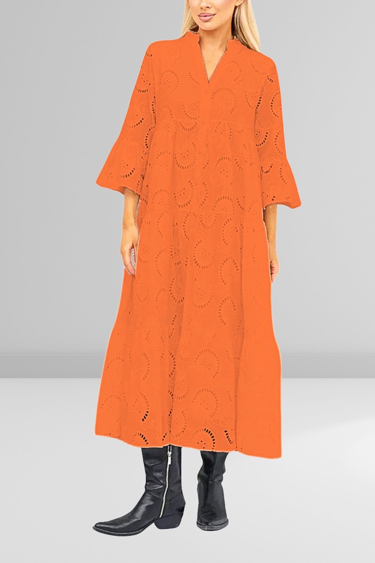 Rita | Long dress with elegant style and everyday comfort for summer and informal occasions