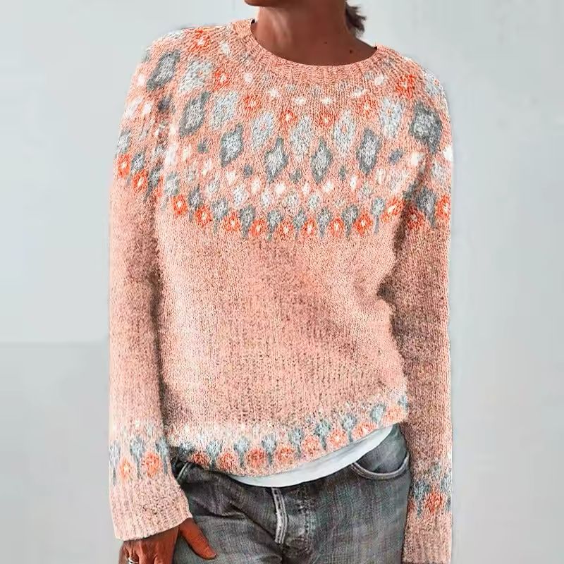 Liv – Winter sweater with timeless Scandinavian pattern