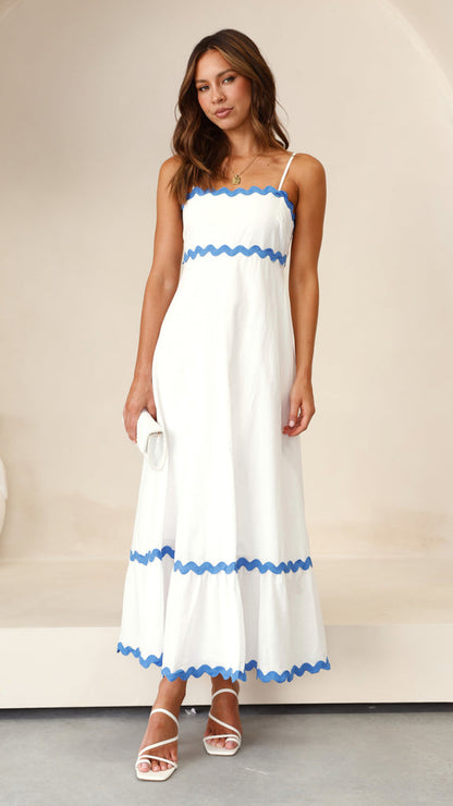 CLARA | LONG DRESS THAT ACCENTS SUMMER FEMININITY