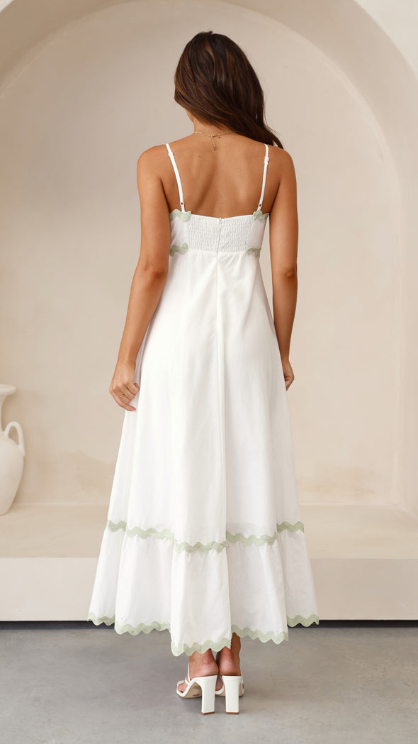 CLARA | LONG DRESS THAT ACCENTS SUMMER FEMININITY