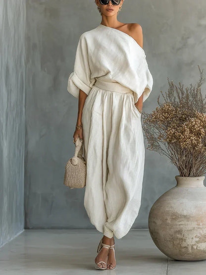 Mila™ | 2-Piece Set with Off-Shoulder Design
