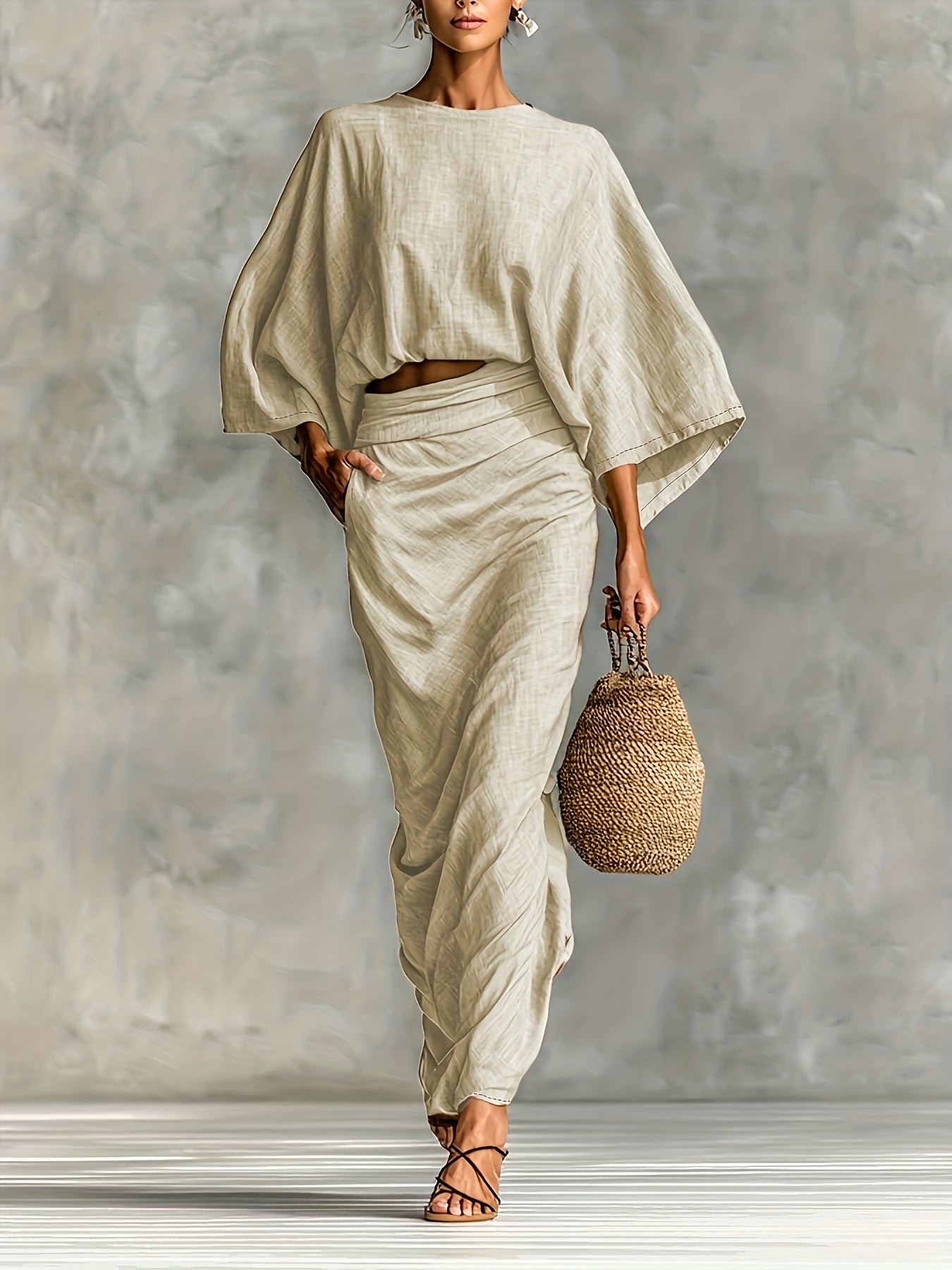 Mireille || 2-Piece Set with Skirt