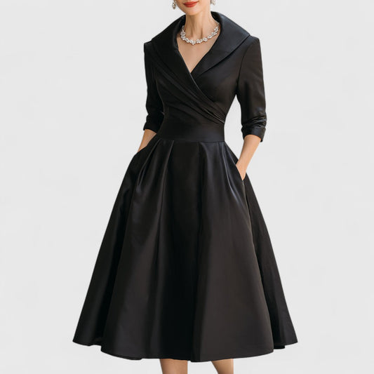 Teresa™ | Midi dress with an elegant cut and a flattering silhouette