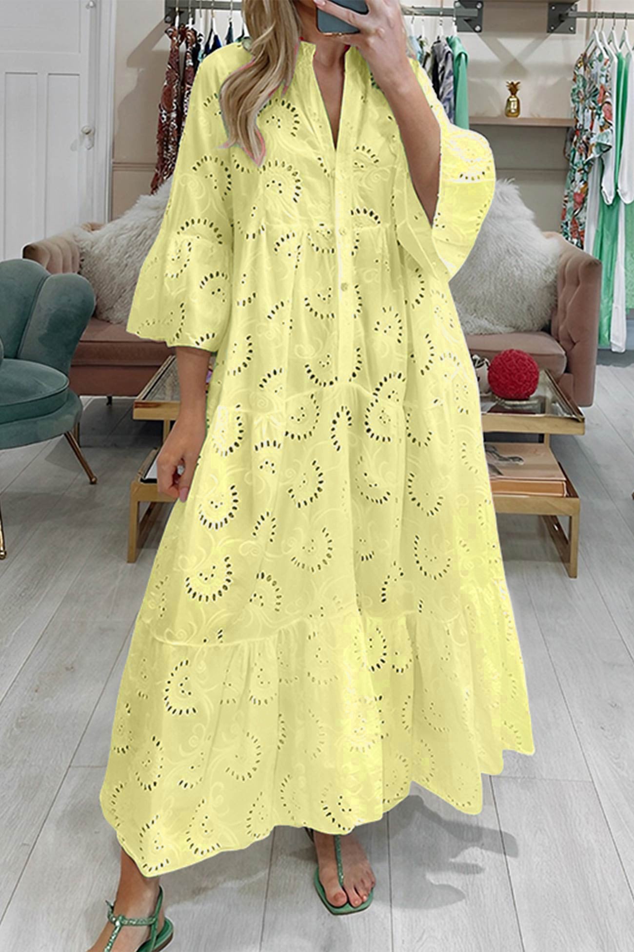 Rita | Long dress with elegant style and everyday comfort for summer and informal occasions