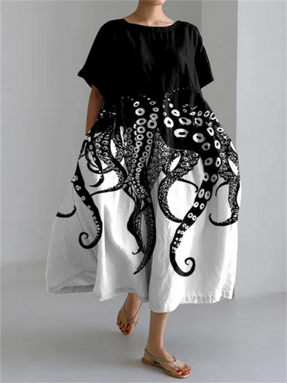VALENTINA | Summer Floral Dress with Flattering Cut and Freedom of Movement