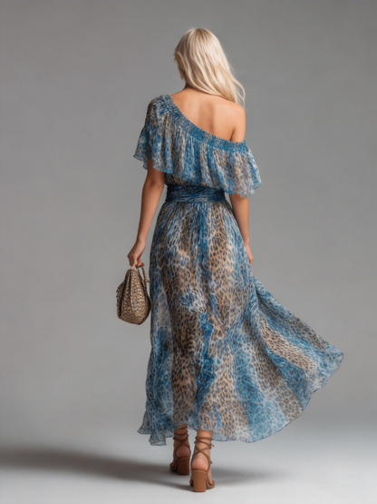 Larissa | Flowing One-Shoulder Maxi Dress