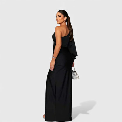 LYNN™ | Elegant Maxi Dress with One-Shoulder Fit for Evening & Parties