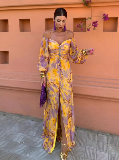 Kristine — Elegant Dress with V-Neck