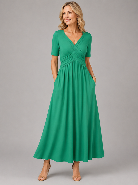 Angeli™ | Elegant Midi Dress