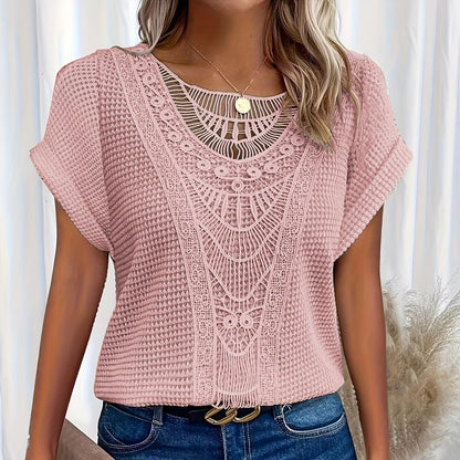 Violet | Detailed Knitted Top
