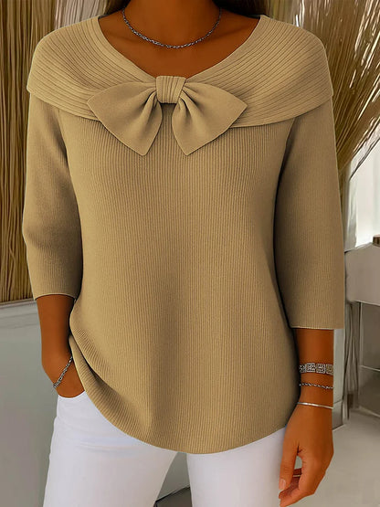 FLEUR | Elegant Top with Bow and Perfect Fit