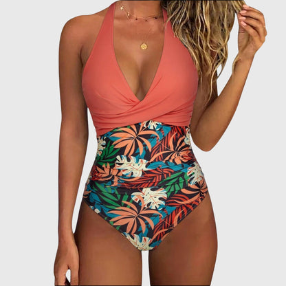 Florence - Elegant Women's Swimsuit with V-Neck