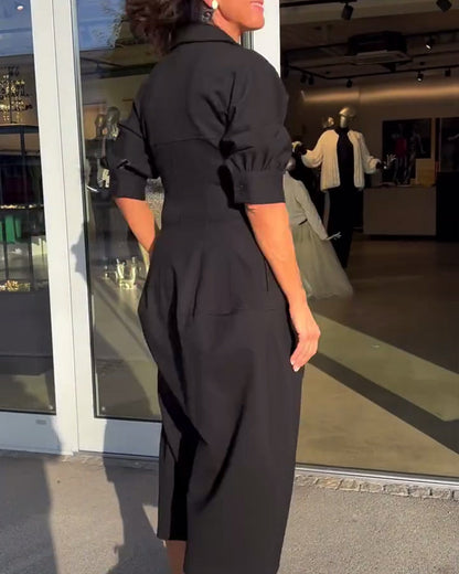 CATERINA | Midi Dress with Elegant Line and Maximum Comfort from Morning to Evening