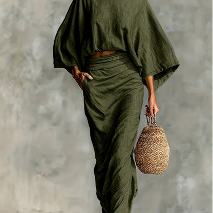 Mireille || 2-Piece Set with Skirt