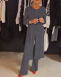 LILIANA | Complete Two-Piece with Polka Dot Print for Relaxed Elegance and Versatile Summer Looks