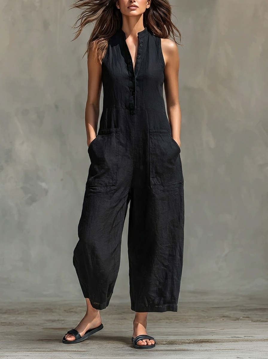 Lot || Minimalist Sleeveless Jumpsuit