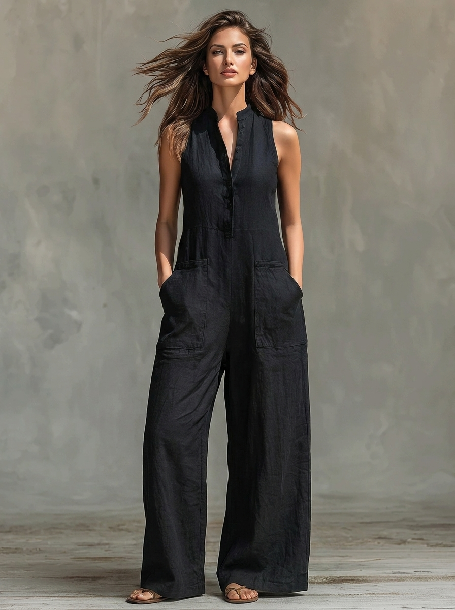 Lotte || Minimalist Sleeveless Jumpsuit