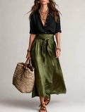 Martina | Elegant and Flowing One-Shoulder Maxi Dress