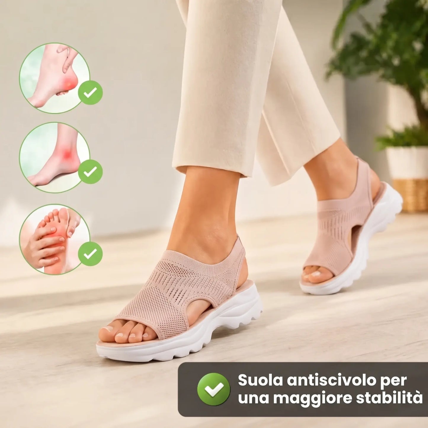 Noara Non-Slip Orthopedic Sandals