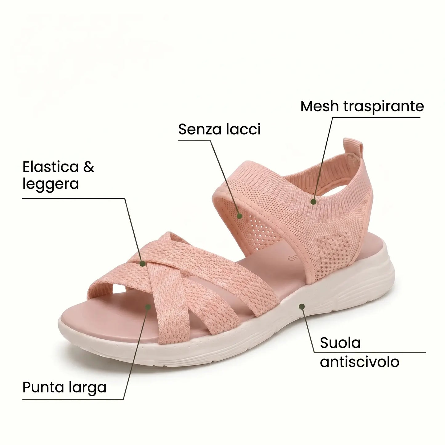 ErgoLina Comfort Orthopedic Sandals