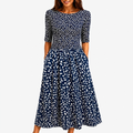 Midnight Bloom Pocket Maxi Dress