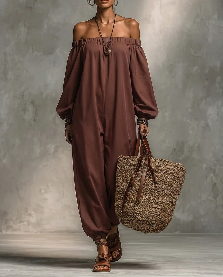 Fenna™ | Strapless Jumpsuit with Sleeves