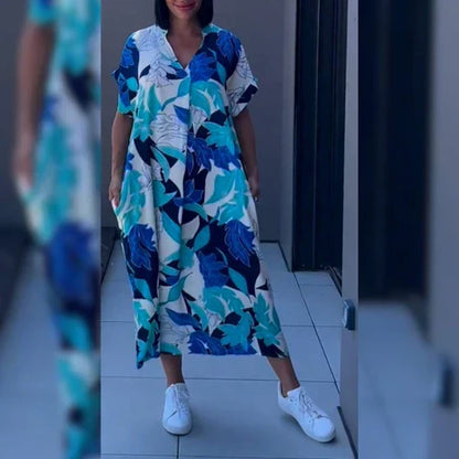 CLARICE | Elegant Floral Dress for a Graceful and Feminine Style