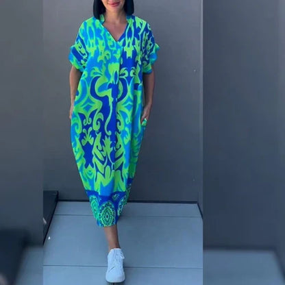 CLARICE | Elegant Floral Dress for a Graceful and Feminine Style