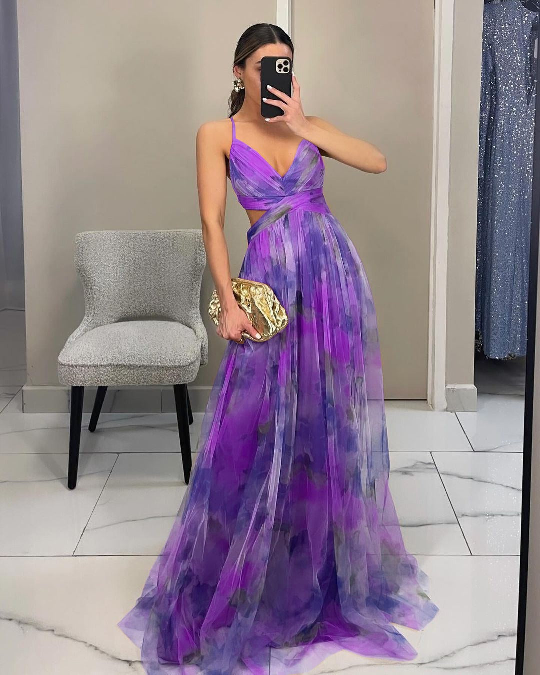 GISELLE | Chiffon Maxi Dress