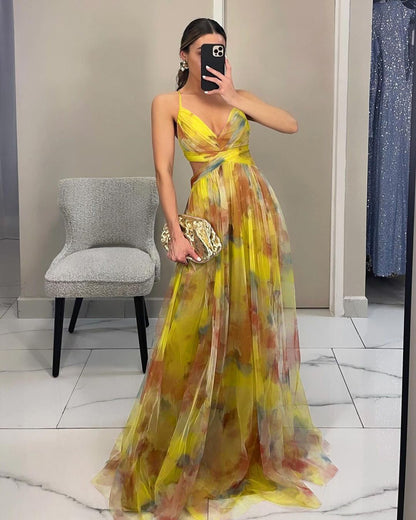 GISELLE | Chiffon Maxi Dress