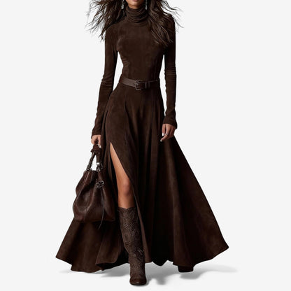 SANNE™ | Long Dress with Elegant Waist and Flowing Movement for Day and Evening