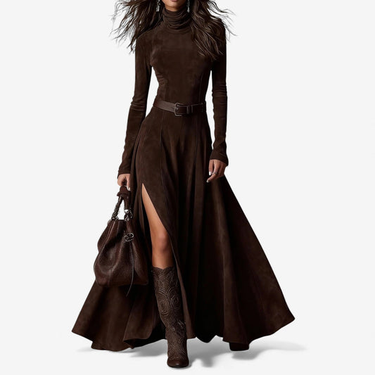 SANNE™ | Long Dress with Elegant Waist and Flowing Movement for Day and Evening