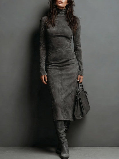 Lorena | Long Midi Dress Brown