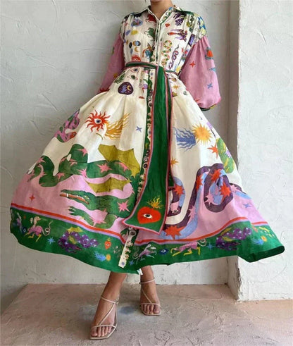 Fiora | Elegant and Colorful Ceremony Dress