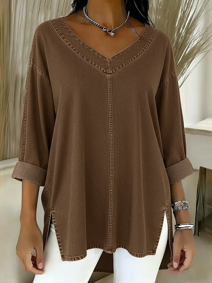 Lucy | Stylish Denim Top