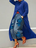 Ruby | Longline Shirt Dress and Floral Two-Piece Set